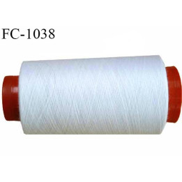 Cone 5000 m fil Polyester n° 80 couleur naturel longueur 5000 mètres fil européen bobiné en France certifié oeko tex