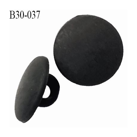 Bouton 22 mm en pvc couleur noir mat diamètre 22 mm épaisseur 2.5 mm accroche avec un anneau prix à la pièce