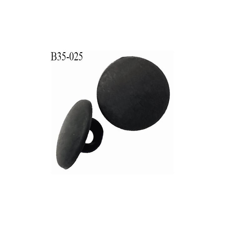 Bouton 36 mm en pvc couleur noir mat diamètre 36 mm épaisseur 2.5 mm accroche avec un anneau prix à la pièce
