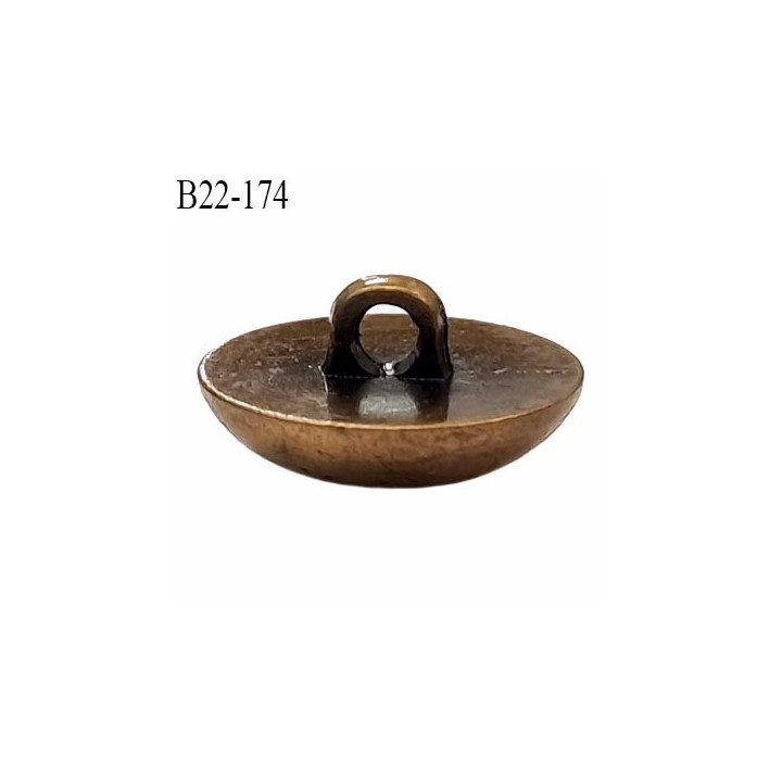 Bouton 22 mm en pvc couleur laiton diamètre 22 mm épaisseur 6 mm accroche avec un anneau prix à la pièce