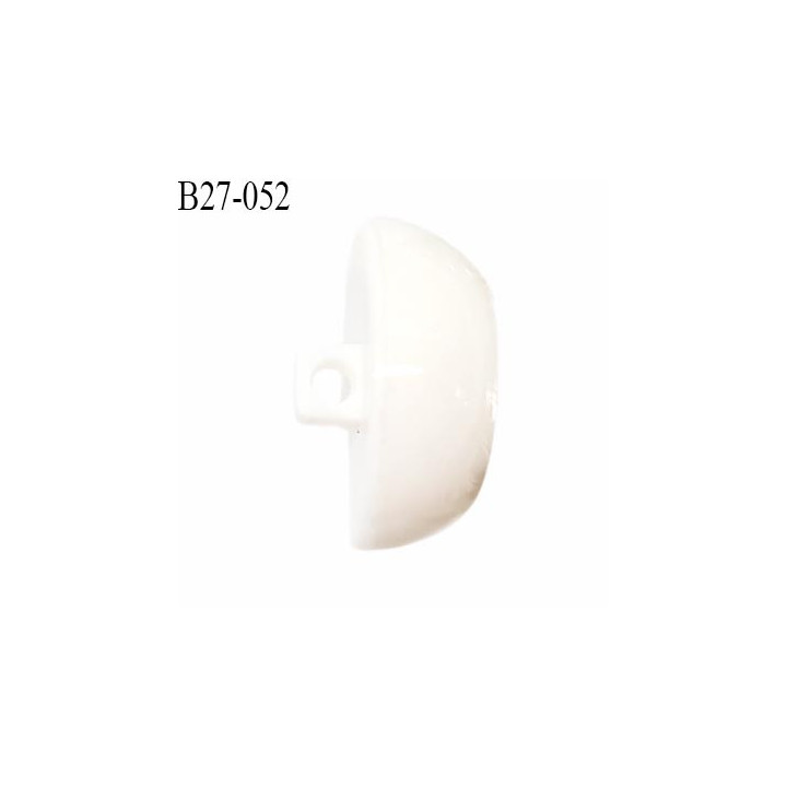 Bouton 27 mm en pvc couleur naturel accroche avec un anneau diamètre 27 mm épaisseur 11 mm prix à la pièce