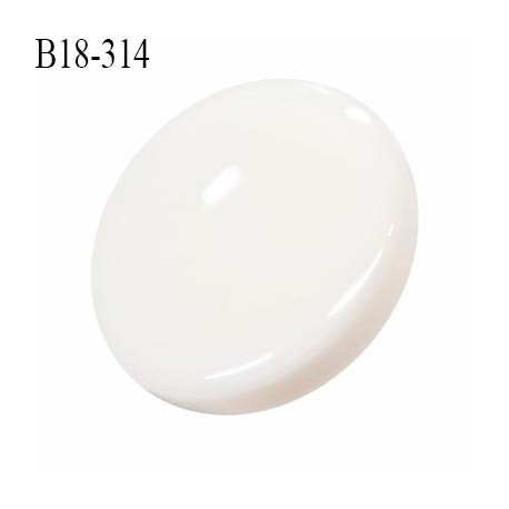 Bouton 18 mm en pvc couleur naturel accroche avec un anneau diamètre 18 mm épaisseur 5 mm prix à la pièce
