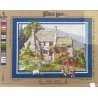 Canevas à broder 60 x 45 cm marque LILLIPUT LANE thème COTTAGE ANGLAIS HIGH GHYLL