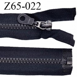 Fermeture zip 65 cm séparable couleur bleu marine zip glissière largeur 7 mm longueur 65 cm largeur 32 mm prix à l'unité