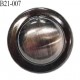 Bouton 21 mm en métal bombé couleur acier chromé brillant accroche avec un anneau au dos diamètre 21 mm prix à l'unité