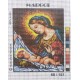 Canevas à broder 20 x 25 cm marque MARGOT thème religion la vierge à l'enfant