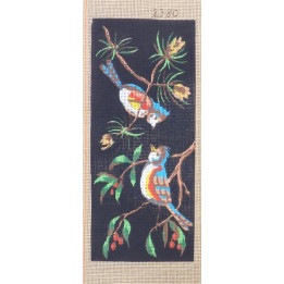 Canevas à broder 20 x 45 cm RETOUCHE MAIN thème OISEAUX