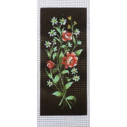 Canevas à broder 20 x 45 cm RETOUCHE MAIN thème FLEURS