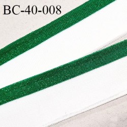 Bord-Côte 40 mm bord côte jersey maille synthétique couleur naturel et vert brillant prix à la pièce