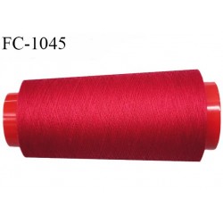 Cone 5000 m de fil polyester fil n° 120 Coats Epic rouge de 5000 mètres bobiné en France résistance à la cassure 1000 grammes