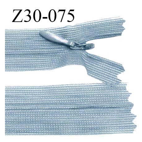 Fermeture zip 30 cm non séparable couleur jaune poussin largeur 2.5 cm zip nylon invisible longueur 30 cm prix à l'unité