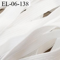 Elastique 6.5 mm spécial lingerie très bonne élasticité doux Eco Tex lavable 60° élasthanne couleur naturel prix au mètre