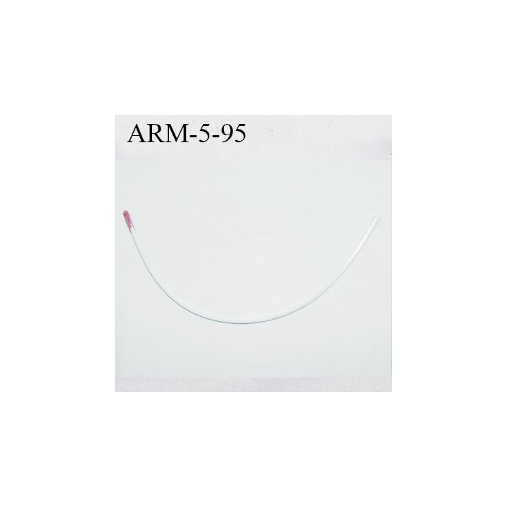 Armature 95  acier laqué blanc  longueur total développé de l'armature 195 mm forme n° 5 prix à la pièce