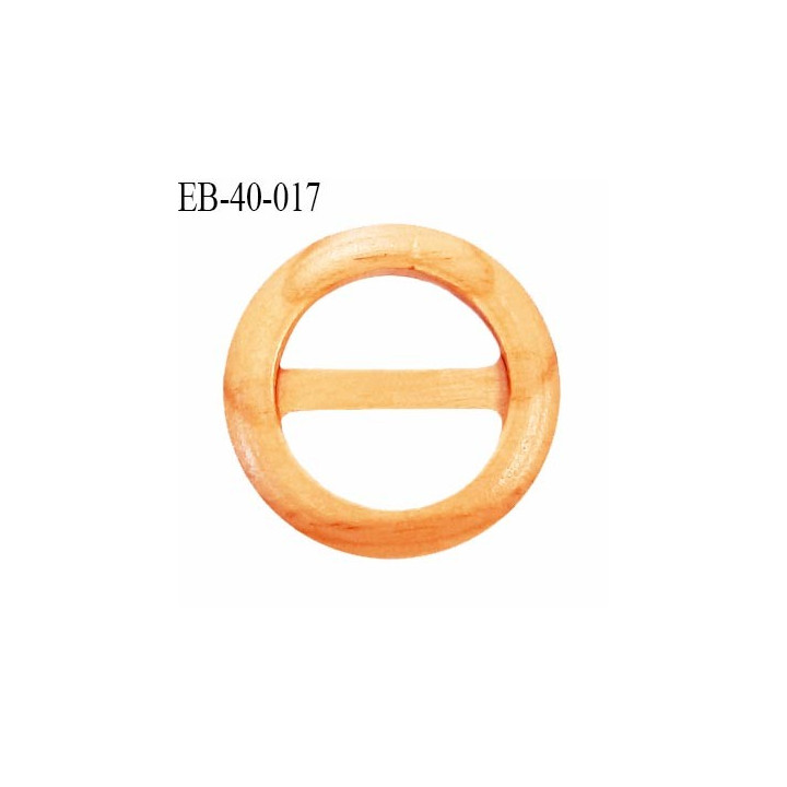 Boucle 40 mm en bois largeur intérieur 25 mm largeur extérieur 40 mm hauteur totale 28 mm prix à l'unité