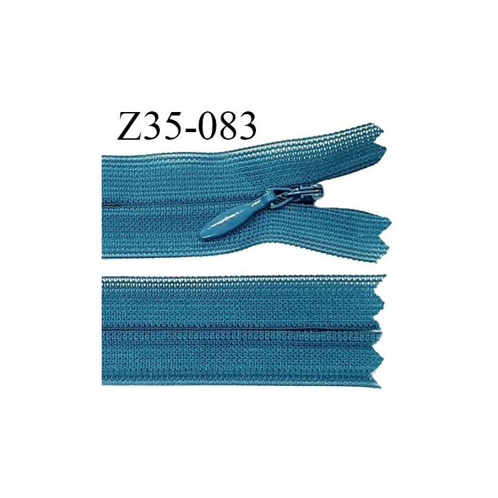 Fermeture zip 35 cm non séparable couleur rose cerise zip glissière nylon invisible prix à l'unité