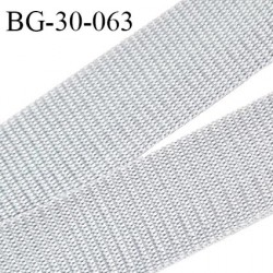 Sangle 30 mm polyamide très solide couleur gris largeur 30 mm épaisseur 1.2 mm prix au mètre