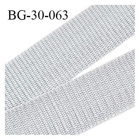 Sangle 30 mm polyamide très solide couleur gris largeur 30 mm épaisseur 1.2 mm prix au mètre