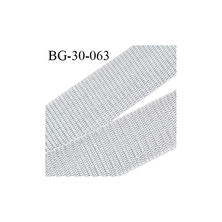 Sangle 30 mm polyamide très solide couleur gris largeur 30 mm épaisseur 1.2 mm prix au mètre