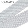 Sangle 30 mm polyamide très solide couleur gris largeur 30 mm épaisseur 1.2 mm prix au mètre