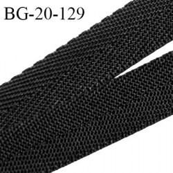 Sangle 20 mm polyamide très solide couleur noir largeur 20 mm épaisseur 1.4 mm prix au mètre
