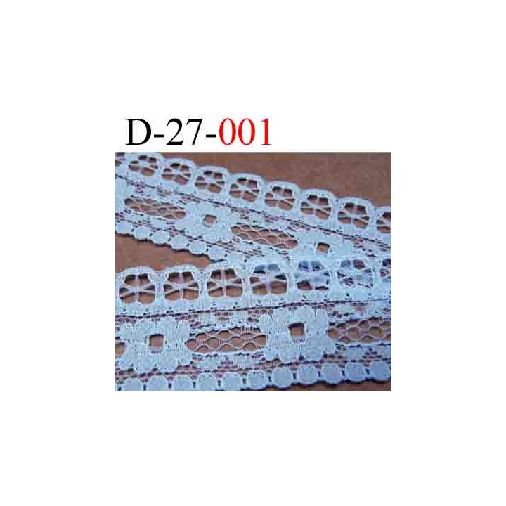 dentelle galon  largeur 27 mm couleur bleu ciel vendu au mètre