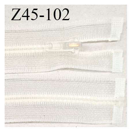 Fermeture zip 45 cm invisible transparente en nylon séparable avec glissière nylon transparente prix à l'unité