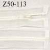 Fermeture zip 50 cm invisible transparente en nylon séparable avec glissière nylon transparente prix à l'unité