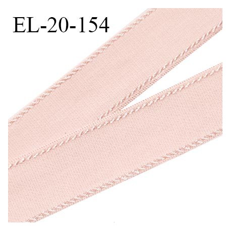 Elastique 21 mm bretelle et lingerie couleur rose ballerine très doux au toucher fabriqué pour une grande marque prix au mètre