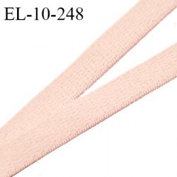 Elastique 10 mm lingerie couleur chair rosé largeur 10 mm haut de gamme fabriqué pour une grande marque prix au mètre
