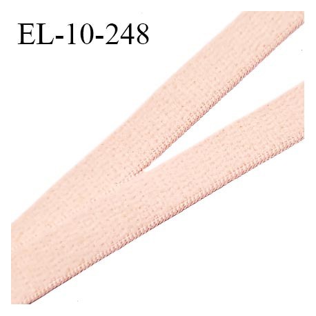 Elastique 10 mm lingerie couleur chair rosé largeur 10 mm haut de gamme fabriqué pour une grande marque prix au mètre
