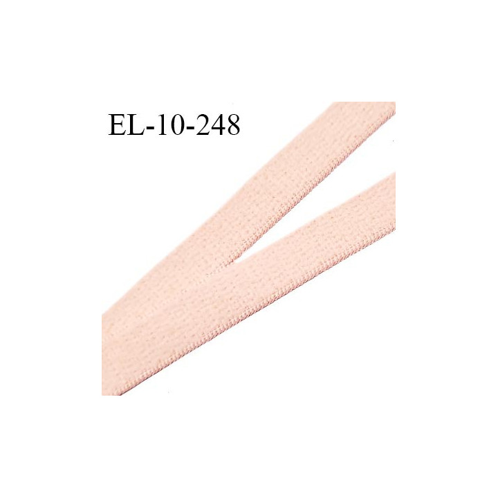 Elastique 10 mm lingerie couleur chair rosé largeur 10 mm haut de gamme fabriqué pour une grande marque prix au mètre