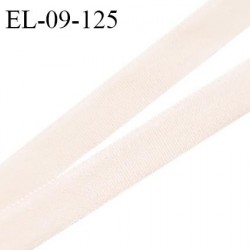 Elastique picot 9 mm lingerie couleur beige rosé clair élastique fin largeur 9 mm haut de gamme prix au mètre