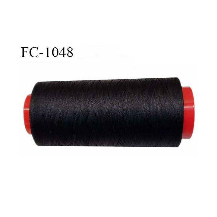Cone 2000 mètres de fil mousse n°80 polyamide fil super qualité couleur noir longueur 2000 m  bobiné en France