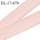 Elastique 17 mm bretelle et lingerie couleur rose ballerine fabriqué pour une grande marque largeur 17 mm prix au mètre