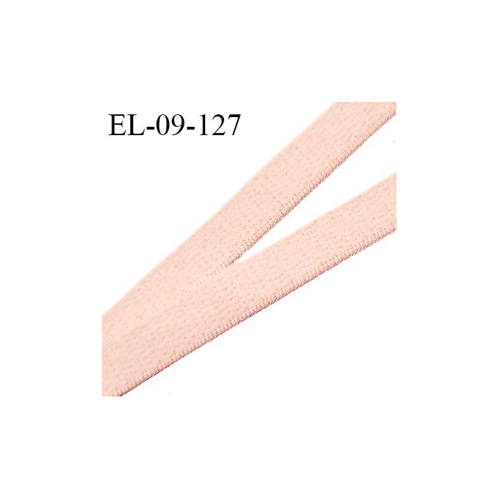Elastique picot 9 mm lingerie couleur rose ballerine largeur 9 mm haut de gamme prix au mètre