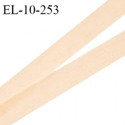 Elastique 10 mm lingerie couleur chair clair légèrement brillant élastique très fin prix au mètre