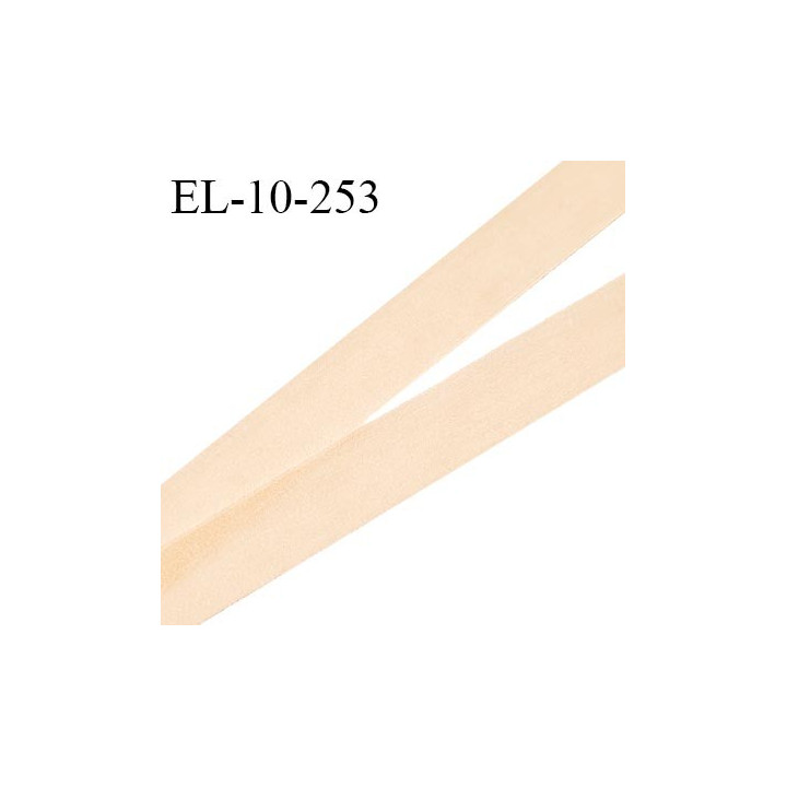 Elastique 12 mm lingerie couleur chair clair légèrement brillant élastique très fin prix au mètre