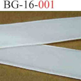 biais galon ruban en velour fin très doux couleur blanc  largeur 16 mm vendu au mètre 