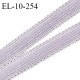 Elastique picot 10 mm lingerie couleur gris parme largeur 10 mm haut de gamme prix au mètre
