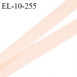 Elastique 10 mm lingerie couleur rose pâle légèrement brillant élastique très fin prix au mètre