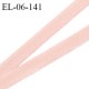 Elastique 6 mm lingerie haut de gamme couleur rose élastique souple doux au toucher style velours largeur 6 mm prix au mètre