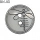 Bouton 16 mm en pvc couleur gris motif libellule Brocéliande 2 trous diamètre 16 mm épaisseur 2.5 mm prix à la pièce