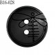 Bouton 16 mm en pvc couleur noir anthracite motif libellule Brocéliande 2 trous diamètre 16 mm épaisseur 2.5 mm prix à la pièce