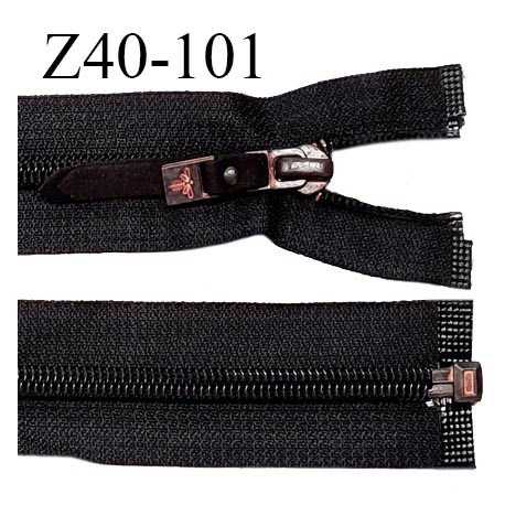 Fermeture zip 40 cm séparable avec glissière nylon et curseur motif libellule prix à l'unité