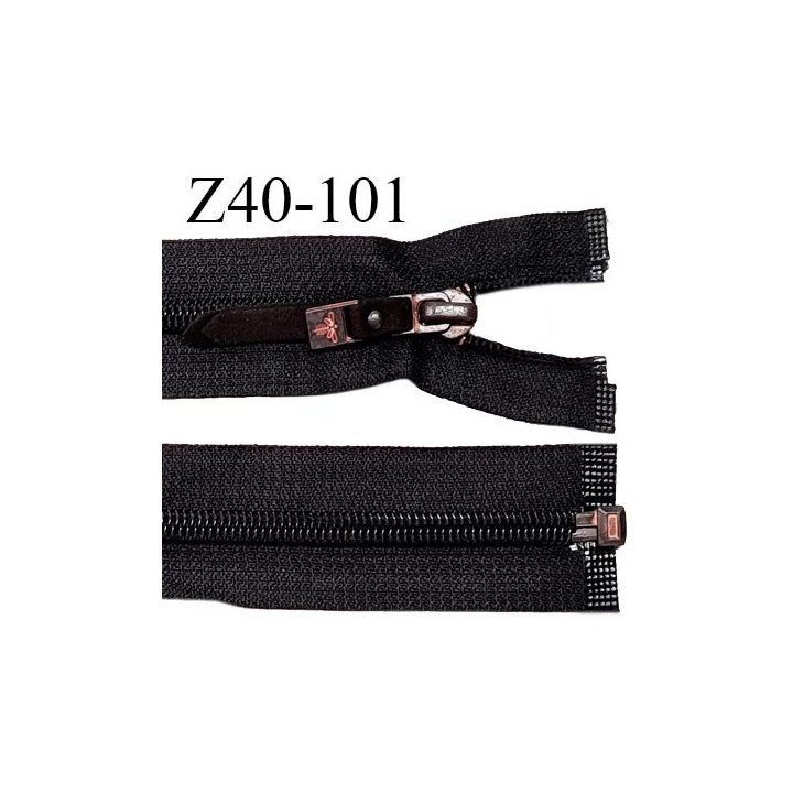 Fermeture zip 40 cm séparable avec glissière nylon et curseur motif libellule prix à l'unité