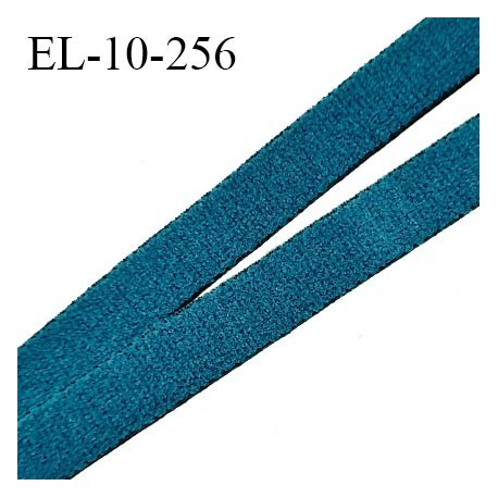 Elastique 10 mm lingerie couleur bleu canard largeur 10 mm très doux au toucher prix au mètre