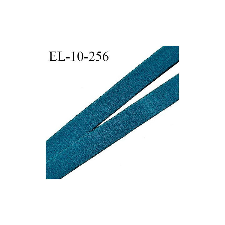 Elastique 10 mm lingerie couleur bleu canard largeur 10 mm très doux au toucher prix au mètre