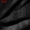 Tissu velours noir petites cotes largeur 150 cm poids au m2 300 grs prix pour 10 cm de longueur et 150 cm de largeur