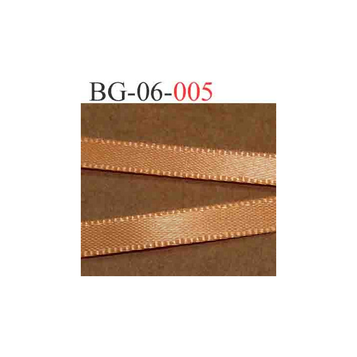 biais galon ruban satin couleur orange brillant lumineux double face très solide largeur 6 mm vendu au mètre