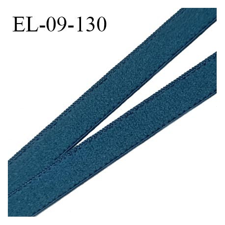 Elastique 9 mm lingerie couleur bleu canard largeur 9 mm haut de gamme prix au mètre